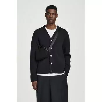 COS Японская сумка-кроссбоди Boxy Canvas Black/NOSIZE