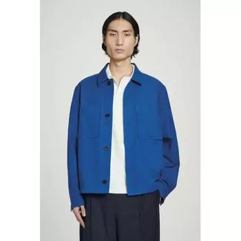 COS Японская утилитарная верхняя рубашка cobalt blue/M