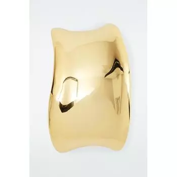 COS Японский скульптурный браслет-манжета gold/ML