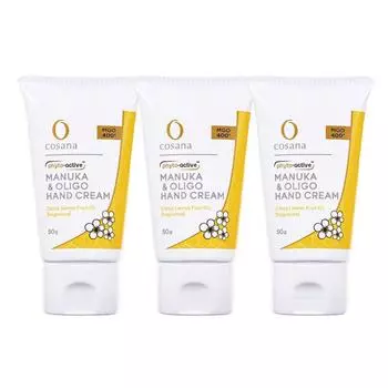 Cosana Manuka and Oligo Hand Cream 50g x 3 bottles Set Hand Cream Moisturizing Manuka Honey Contains MGO400+
