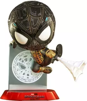 Cosbaby No Way Home Black Gold Suit Size S Figure Spider-Man Spider-Man & Non-Scale