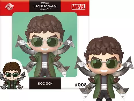 Cosbi Marvel Collection Movie No Way Home Doctor Octopus Figure Green Height 8cm CBX037 Spider-Man #008 Non-Scale Approx.