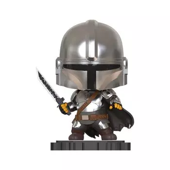 Cosbi Star Wars Collection TV Drama The Mandalorian Mandalorian (with Darksaber) #015 серебряный