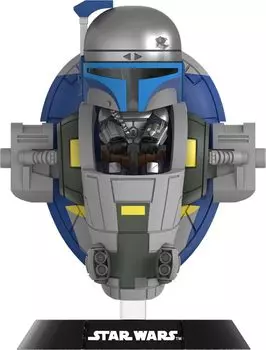 Cosby Star Wars Collection Star Wars Movie Jango Fett Spaceship Figure & #041 Non-Scale