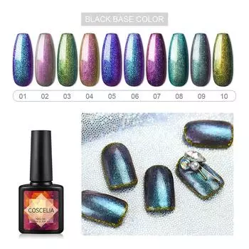 COSCELIA 10 мл гель-лак для ногтей Chamelon Soak Off УФ-гель полуперманентный гель для дизайна ногтей гель-лак для дизайна ногтей набор «сделай сам»