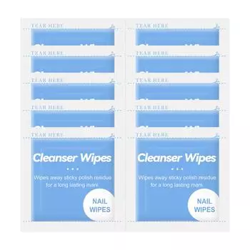 COSCELIA 10 шт. салфетки для чистки ногтей, подушечки для дизайна ногтей, гель-лак для удаления омертвевшей кожи, очистка ногтей от пыли, инструмент для маникюра и педикюра, чистый гель-лак для ногтей