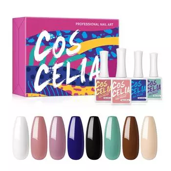 COSCELIA 15 мл гель-лак для ногтей долговечный лак для дизайна ногтей набор полуперманентный гель-лак для замачивания