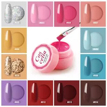 COSCELIA 5 мл УФ-гель для ногтей Набор ногтей Советы по дизайну Маникюр Цветной гель УФ-светодиодный замачиваемый гель для рисования Красочный лак для ногтей Краска для ногтей «сделай сам»