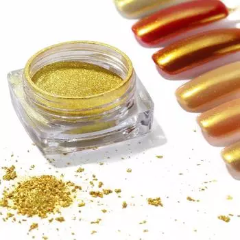 COSCELIA голографическая пудра для ногтей лазерный серебряный блестящий хромированный порошок для ногтей DIP Shimmer гель-лак хлопья для маникюра пигмент