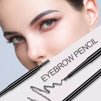 COSCELIA Водостойкая ручка для бровей Карандаш для бровей Прочные гладкие натуральные инструменты для макияжа