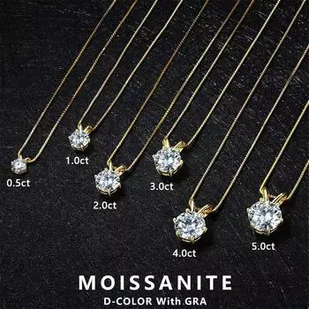 COSFIX 0.5ct-3ct муассанит кулон ожерелье с сертификатом для женщин оригинальное настоящее серебро 925 пробы цепь солитер капли ожерелья main stone:0.5ct-5mm