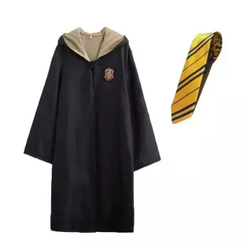 COSIWO Гарри косплей Хаффлпафф косплей одиночный костюм косплей унисекс маскировка Хэллоуин культурная одежда для прогулок 125 детский костюм, костюм, костюм,