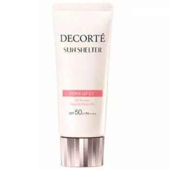 cosme decorte sun shelter tone up cc 35g/spf50+pa++++/cc крем 02 бежевый [параллельный импорт]