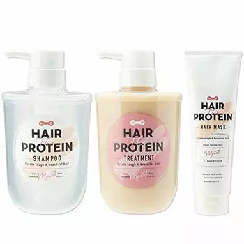 Cosmetex Roland Hair the Protein Moist Shampoo 460 мл Treatment 460 мл Hair Mask 180 г Set + +