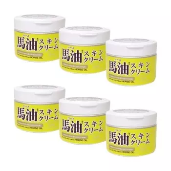 Cosmetex Roland [Оптовая закупка] Крем для кожи с конским жиром Rossi Moist Aid [6 шт.]