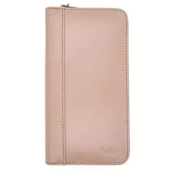 Cosmetic Case Luddite Pen Case Vachetta Leather for 6 Pens Greige [Luddite] Writer s