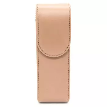 Cosmetic Case Luddite Pen Sheath Vachetta Leather for 2 Pieces Greige [Luddite] Writer s