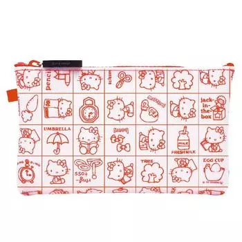 Cosmetic case NUU HELLO KITTY Retro pattern [PG Design]