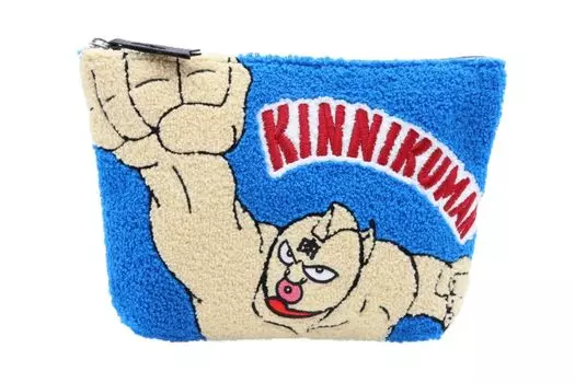 Cosmetic case pouch BLUE [Kinnikuman]