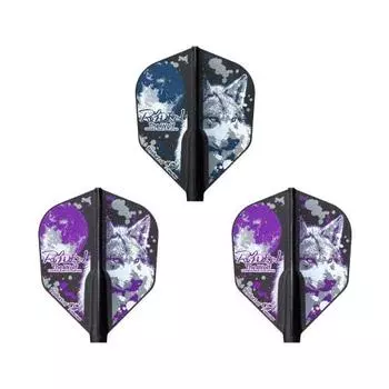 COSMO DARTS Fit Flight Fit Flight Royden Lam ver.4 Форма D Черный Royden Lam Модель игрока Darts Flight