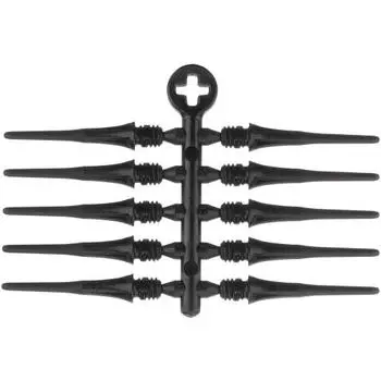 Cosmo darts fit point plus tip black 50 pieces