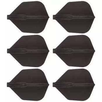 COSMO DARTS Flight Fit Flight Shape D черный 6 шт.