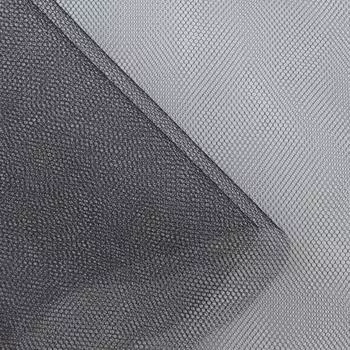 Cosmo Текстильная Ткань Тюль 15D Простой Нейлон Приблизительно 183 см в ширину x 1 м отрез Черный 1820 Материалы Принадлежности для Корзин 100% цв. 10 Свадьба/Косплей