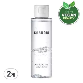 COSNORI Micro Active Lip & Eye Remover, 100ml, 2 units