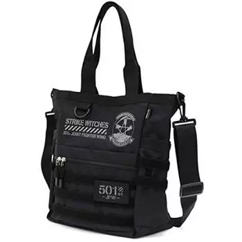 Cospa 501st Joint Fighter Wing Strike Witches ROAD to BERLIN 501st Joint Fighter Wing Функциональная сумка-тоут ЧЕРНАЯ Приблизительно. В36 x Ш30 x Г17,5 см