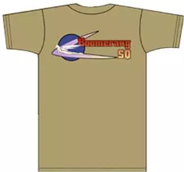 Cospa Battle Fairy Yukikaze Boomerang T-shirt SAND KHAKI M size