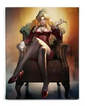 Cospa Black Lagoon Balalaika F6 Canvas Art