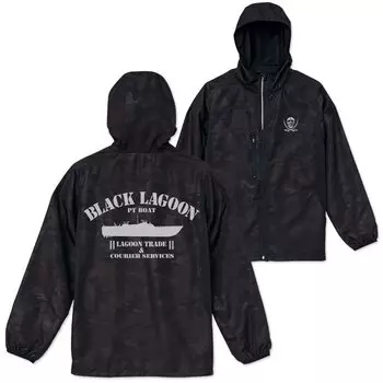 Cospa Black Lagoon Lagoon Shokai Micro Ripstop Zip Parka WOODLAND BLACK M size
