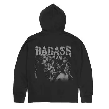 Cospa Black Lagoon Scariest Women Zip Parka BLACK L size [Официальный] Earth s чёрный
