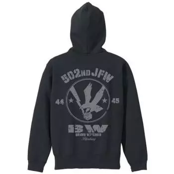 Cospa Brave Witches Brave Witches Zip Parka BLACK S size