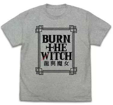 [COSPA] BURN THE WITCH Logo T-shirt Connecting Character Ver. MIX GRAY-M