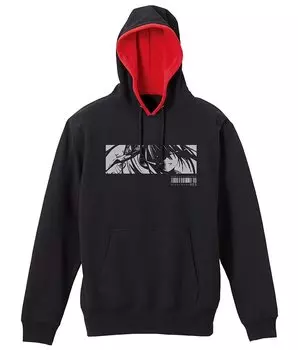 Cospa Date A Live IV Nightmare Kurumi Tokisaki Pullover Parka BLACKRED M size