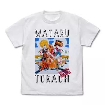 Cospa Demon Hero Wataru Wataru & Tiger King Full Color T-shirt WHITE L size