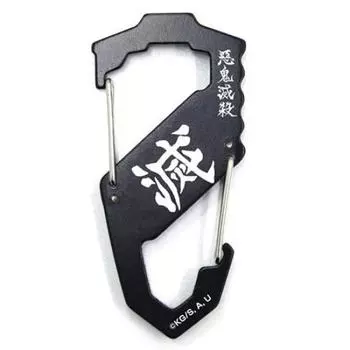 Cospa Demon Kimetsu no Yaiba Demon Slayer Carabiner S Type BLACK x Slayer Appro. 9.4 4.5см чёрный