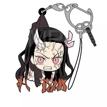 Cospa Demon Kimetsu no Yaiba Nezuko Kamado Tsumamare Demonization Progress 60mm Made of Soft PVC Rubber Slayer Ver. Approx.