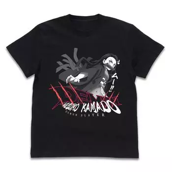 Cospa Demon Slayer: Kimetsu no Yaiba Mugen Train Edition Nezuko T-shirt BLACK XL size