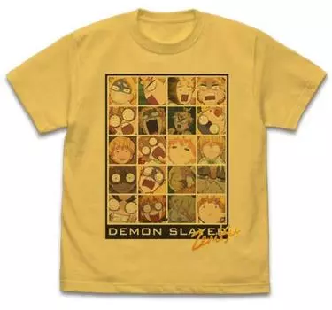 Cospa Demon Slayer: Kimetsu no Yaiba Zenitsu Agatsuma Full Color T-shirt BANANA L size