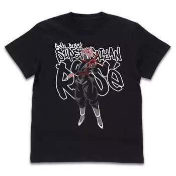 Cospa Dragon Ball Super Goku BLACK Super Saiyan Rose T-shirt BLACK M size