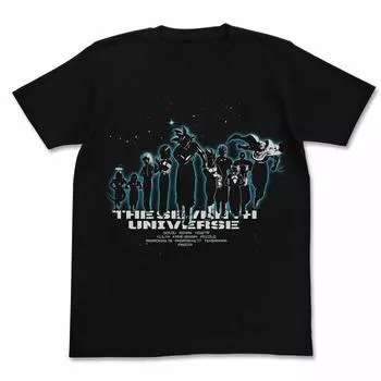 Cospa Dragon Ball Super Universe 7 T-shirt BLACK XL size