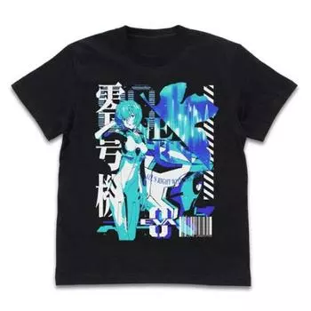 Cospa EVANGELION Eva Unit 0 Acid Graphics T-shirt BLACK M size