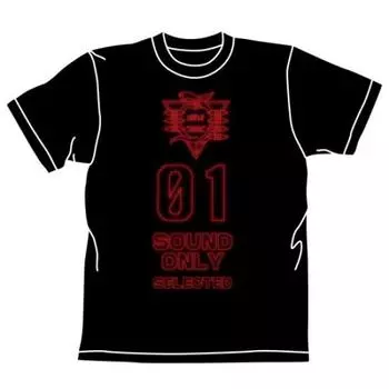 Cospa Evangelion New Theatrical Version SOUND ONLY BLACK XL size T-shirt чёрный
