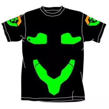 Cospa Evangelion Новая Театральная Версия Первая Модель ЧЕРНАЯ Футболка Размера XL чёрный