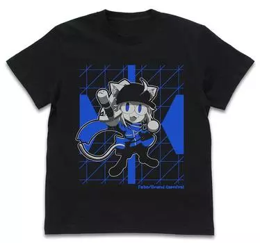 Cospa Fate Grand Carnival Mysterious Cat X BLACK M size T-shirt