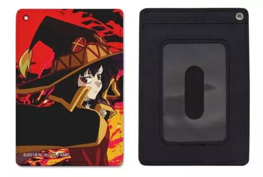 COSPA Фильм КоноСуба: Да благословит Бог этот прекрасный мир. Легенда о багряном Мегумин. Полноцветный футляр для пропуска, 10,5 см x 7 см, искусственная кожа