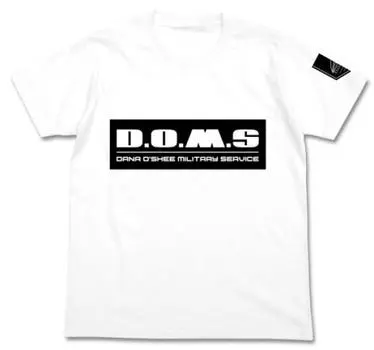 [COSPA] Full Metal Panic Another D.O.M.S T-shirt White L size