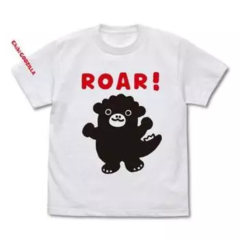 COSPA Футболка Чиби Годзилла БЕЛАЯ-XL